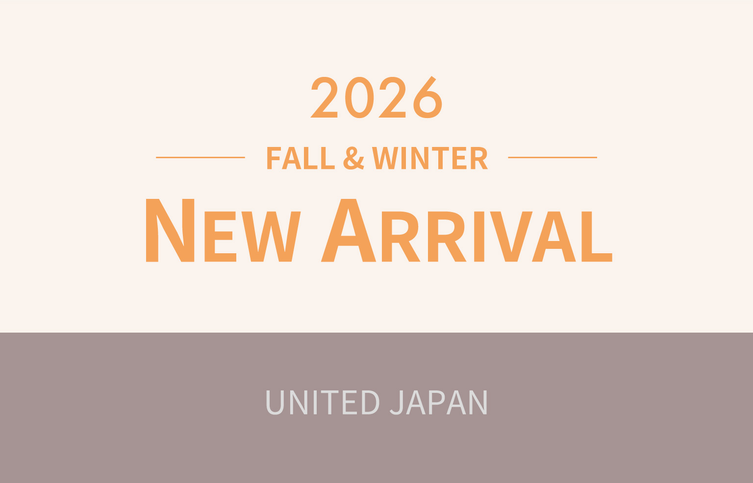 NEW ARRIVAL