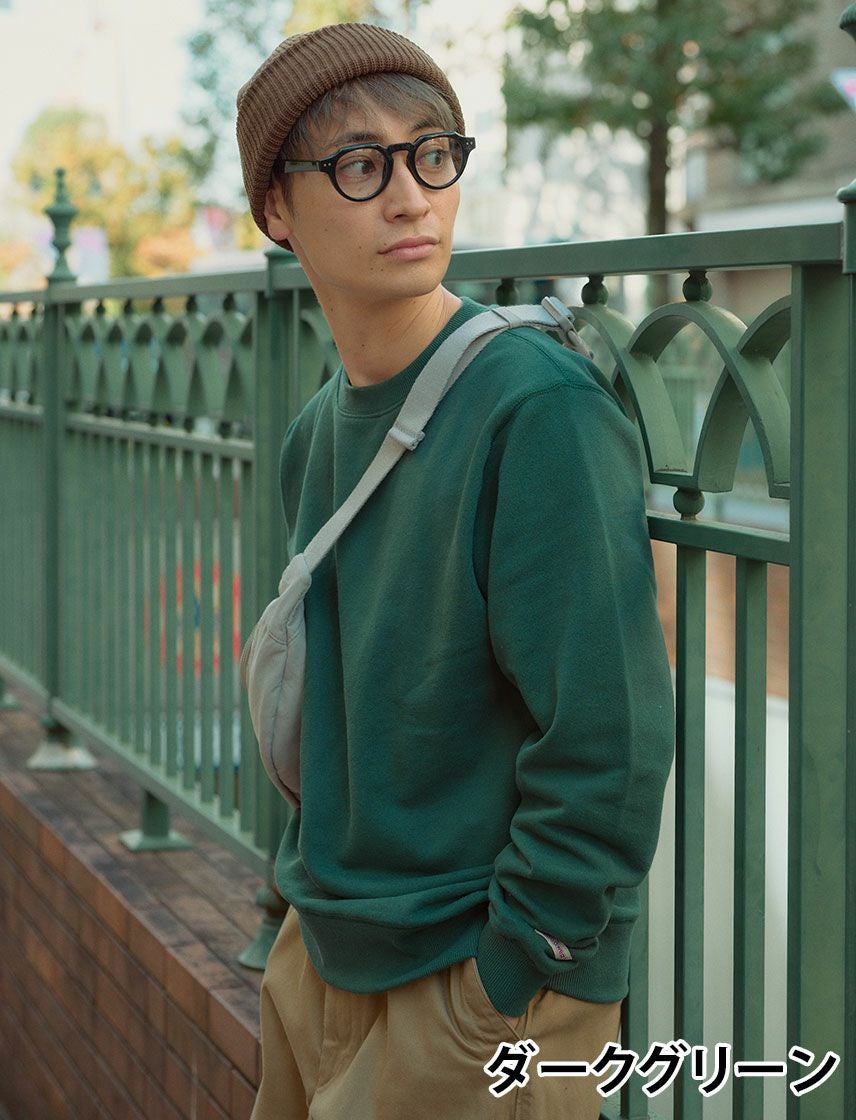 Golfickers ダークグリーン トレーナー　スウェット S USサイズ Goodwear】USAコットン クルーネック トレーナー | ユナイテッドジャパン