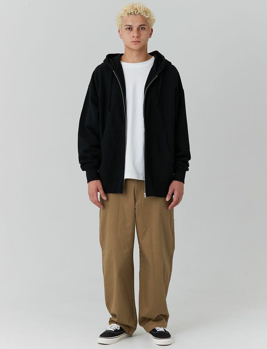 Goodwear】USAコットン オーバーサイズ ジップアップ パーカー
