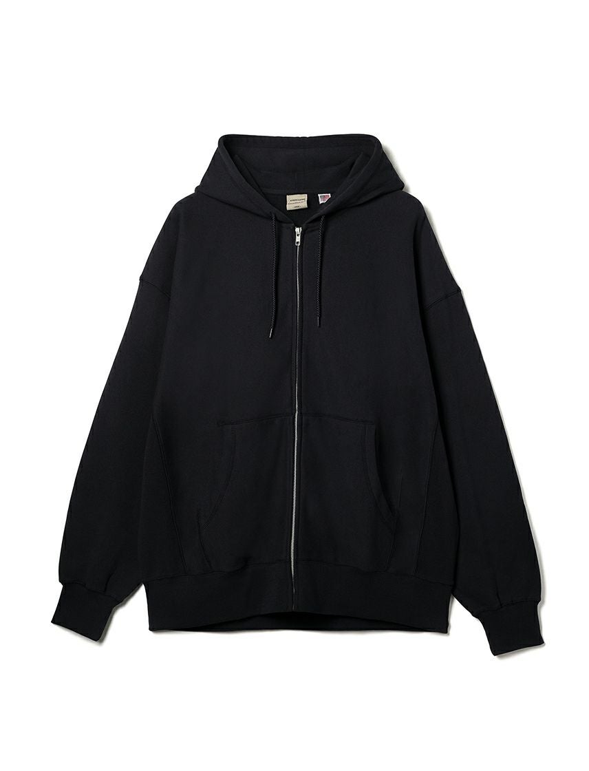 Goodwear】USAコットン オーバーサイズ ジップアップ パーカー