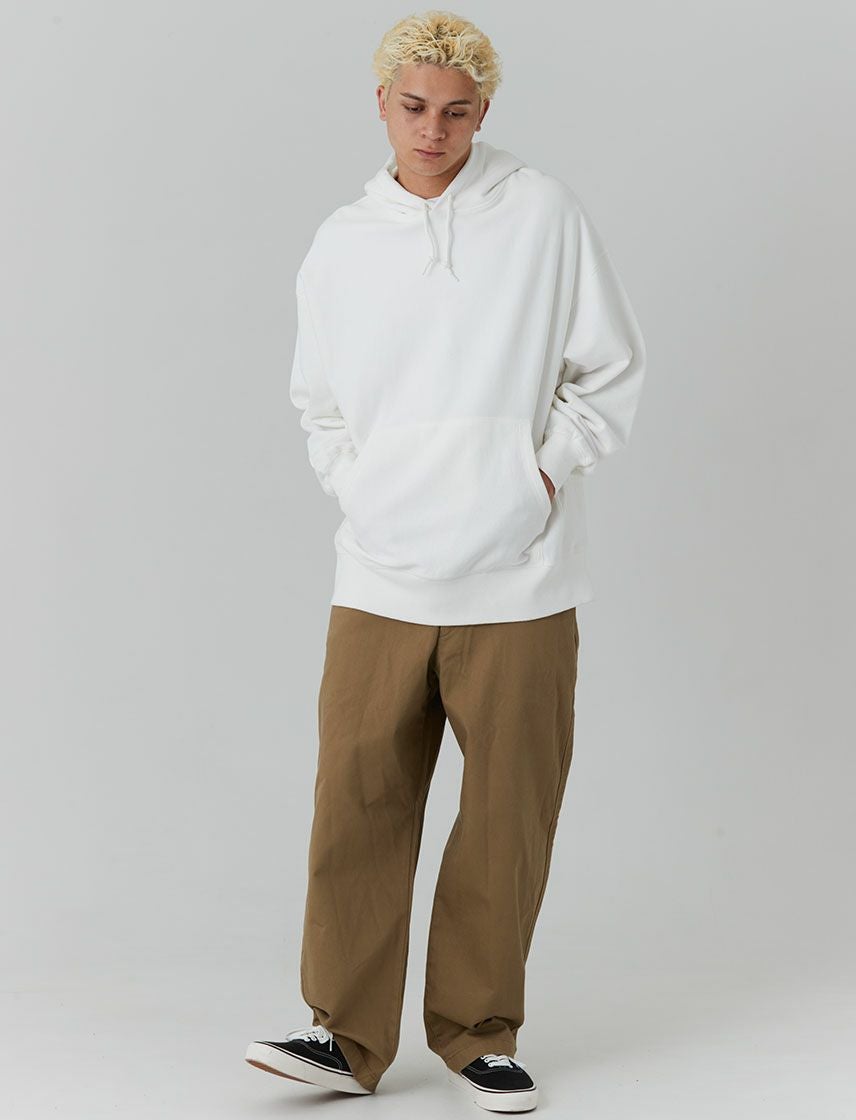 NAV Good Intentions パーカー S ホワイト Goodwear】USAコットン オーバーサイズ プルオーバー パーカー