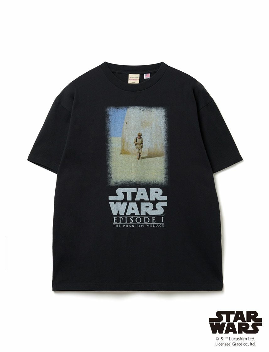 あちゃちゅむ　スターウォーズBig Tシャツ　未使用品 Goodwear】『スター・ウォーズ／ファントム・メナス』／プリント BIG T