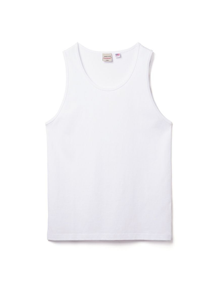 新品　IIROT スクエットネック 和紙　ホワイトタンクトップ Goodwear】USAコットン 吸水速乾 タンクトップ | ユナイテッドジャパン