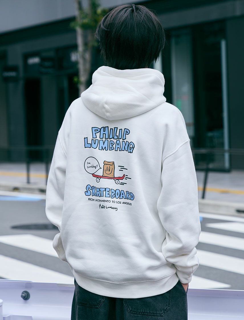 Philip Lumbang】リラックスFIT Lunch Bag 裏起毛 パーカー