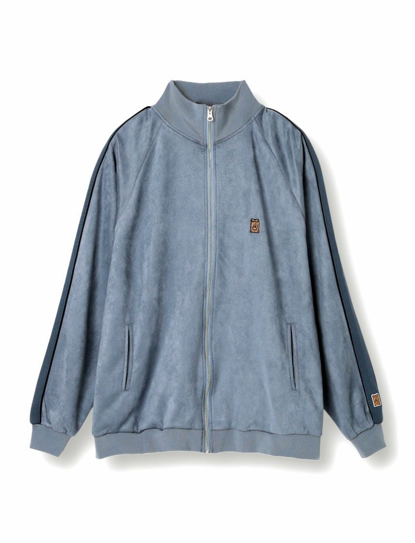 ゆのちゃ様　 Embroidery zipトラックジャケット Philip Lumbang】スエードタッチ トラックジャケット | ユナイテッド