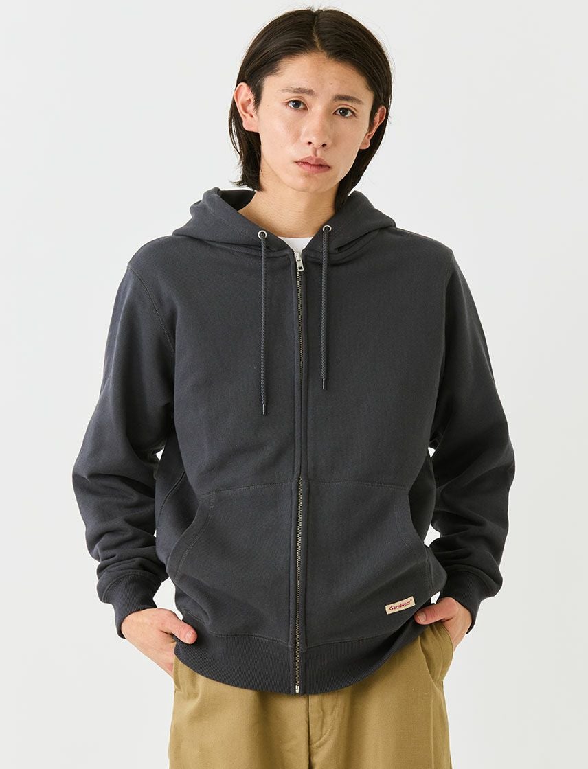 Good wear 長袖 ジップパーカー グレー M 4805046 GOOD WEAR - Good wear 長袖 ジップパーカー グレー M 4805046の通販