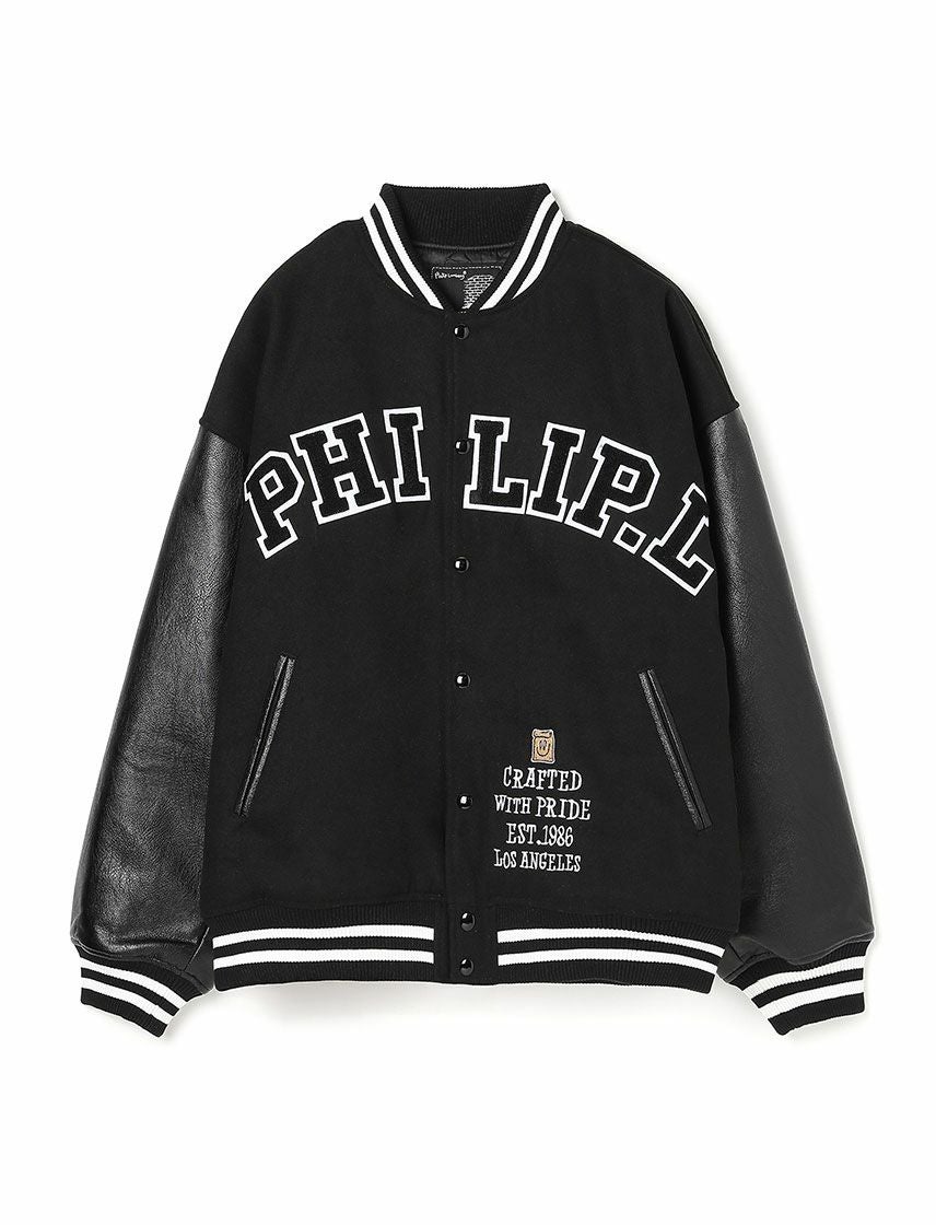 Philip Lumbang】TWメルトン 中綿 スタジアム ジャケット