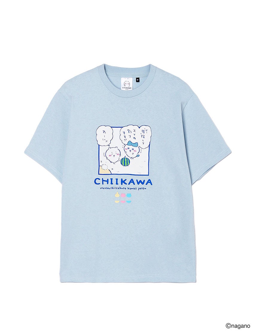 ちいかわ】発泡プリント スイカ割り Tシャツ | ユナイテッドジャパン