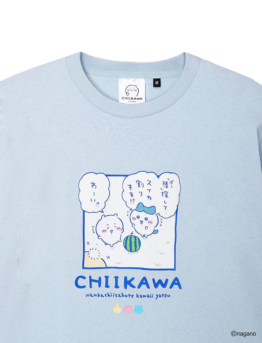 ちいかわ】発泡プリント スイカ割り Tシャツ | ユナイテッドジャパン