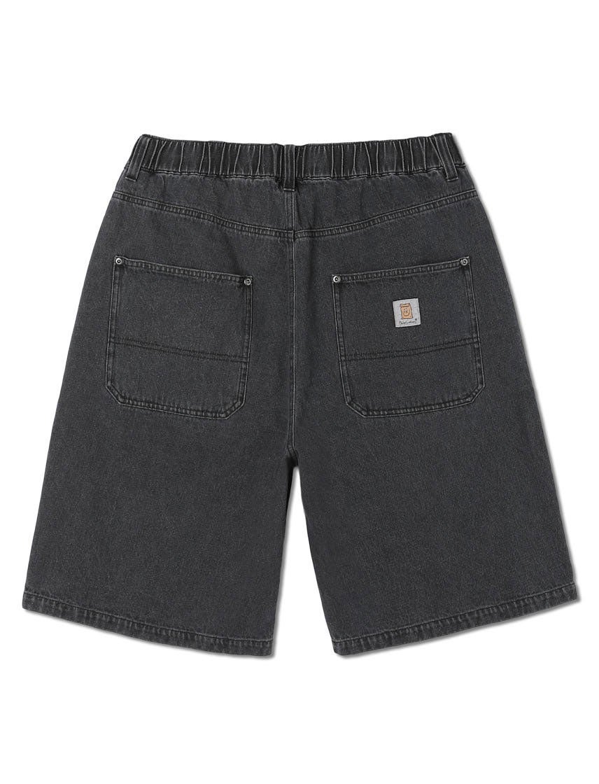 【yumi様】loin.新品cottonsweatpant ショートパンツ(黒) Philip Lumbang】ワイド デニム スケートショーツ | ユナイテッドジャパン